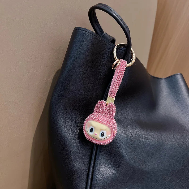 Labuboo Crystal Face Luxury Keychain Luxury Keychain