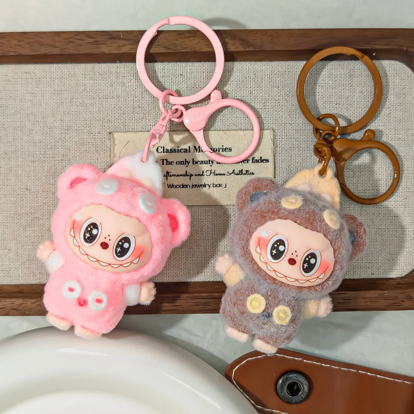 Labuboo Tactile Touch Mini Plush Keychain Plush Keychain