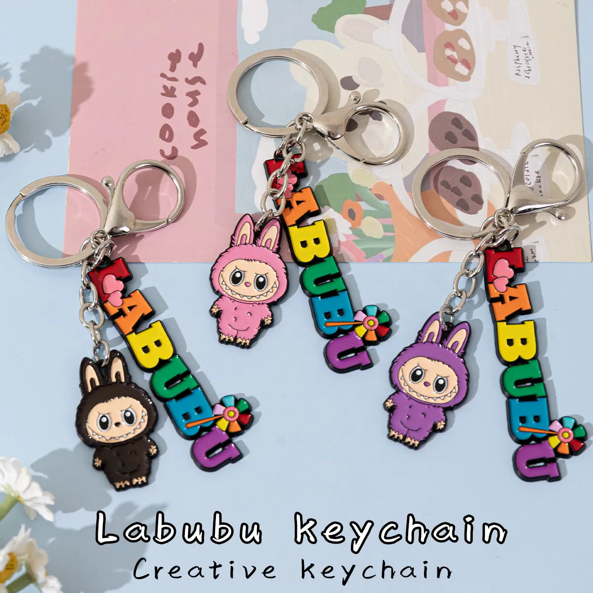 Labuboo Colorburst Mischief Keychain Acrylic Keychain