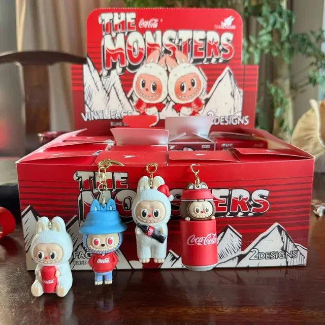 Labubu Cola Squad Blind Box Keychain 3D Keychain