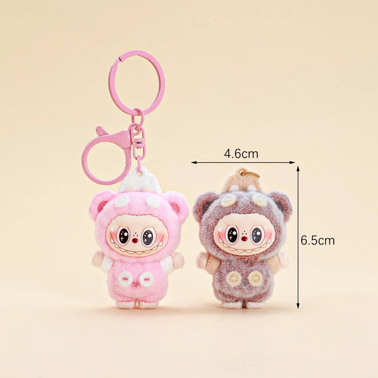 Labuboo Tactile Touch Mini Plush Keychain Plush Keychain