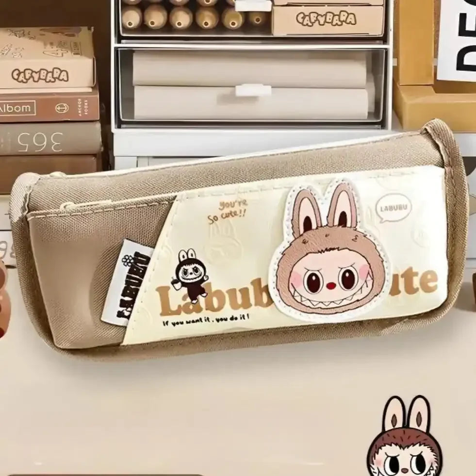 Laboobu Essential Fun Pencil Pouch Brown Pencil Pouch