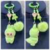 Labubu Luxe Premium Charm Keychain Light Green Style 1 Plush Keychain