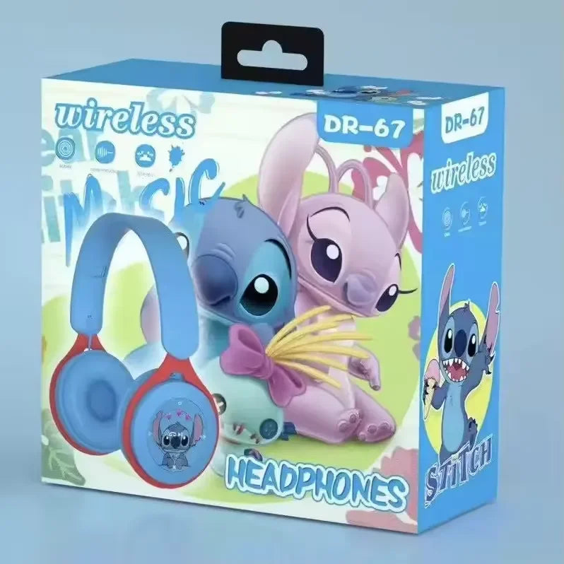 Kawaii Fuzzy Beats Speckle Headset Light Blue Wireless Headphones