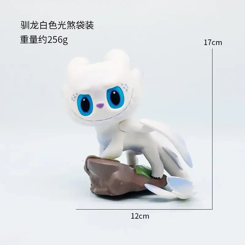 Majestic Dragon Laboobu Figurines (18 cm) White Action Figure