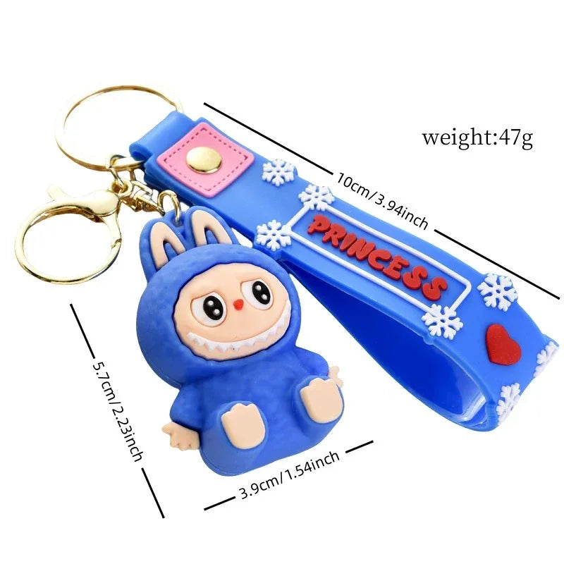 Princess Perch Labubu 3D Keychain 3D Keychain