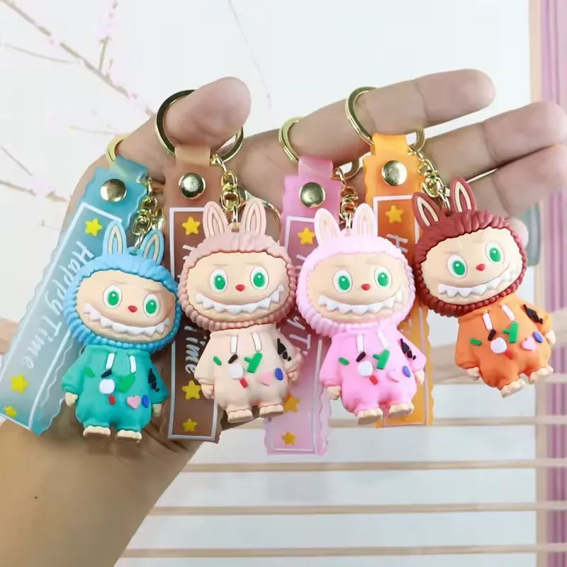 Labuboo Happy Time Vibes Keychain 3D Keychain