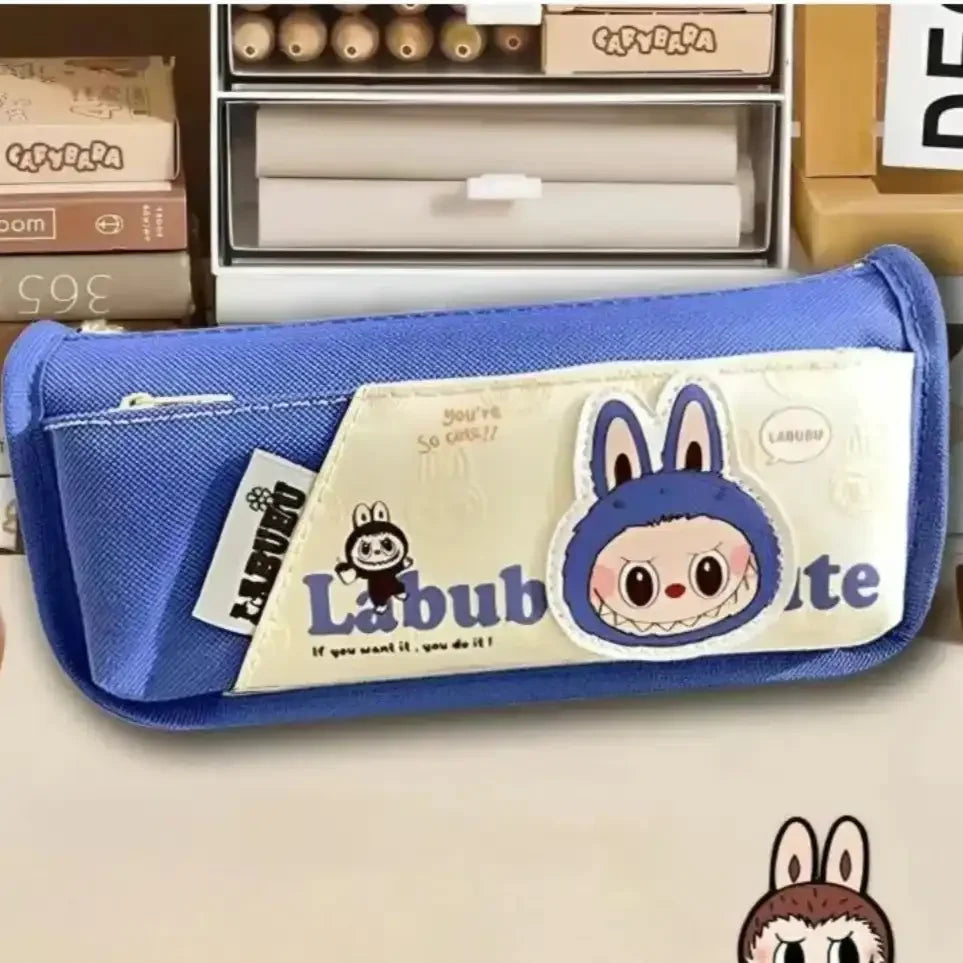 Laboobu Essential Fun Pencil Pouch Blue Pencil Pouch