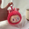 Labubu Gen 3 Premium Mugshot Keychain Red Plush Keychain