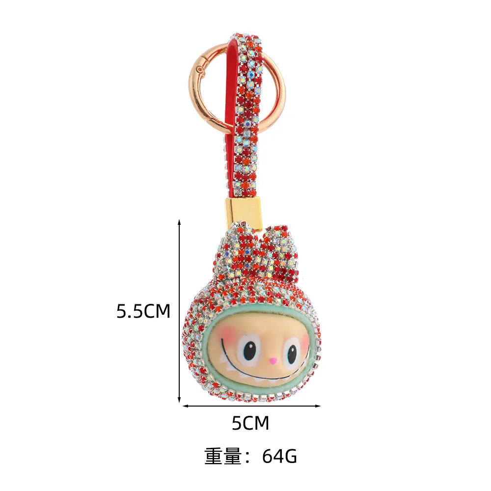 Labuboo Crystal Face Luxury Keychain Luxury Keychain