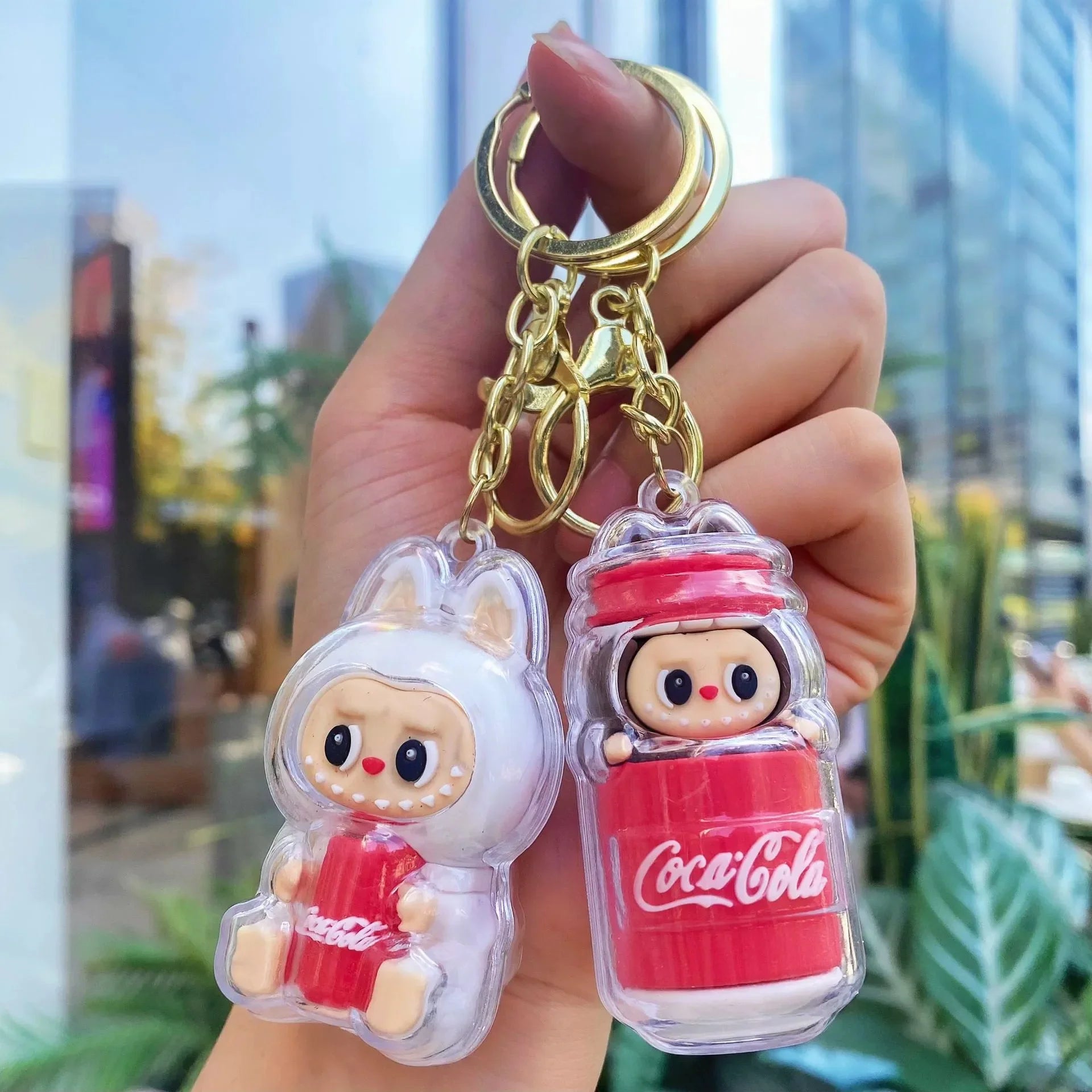 Labubu Cola Squad Blind Box Keychain 3D Keychain