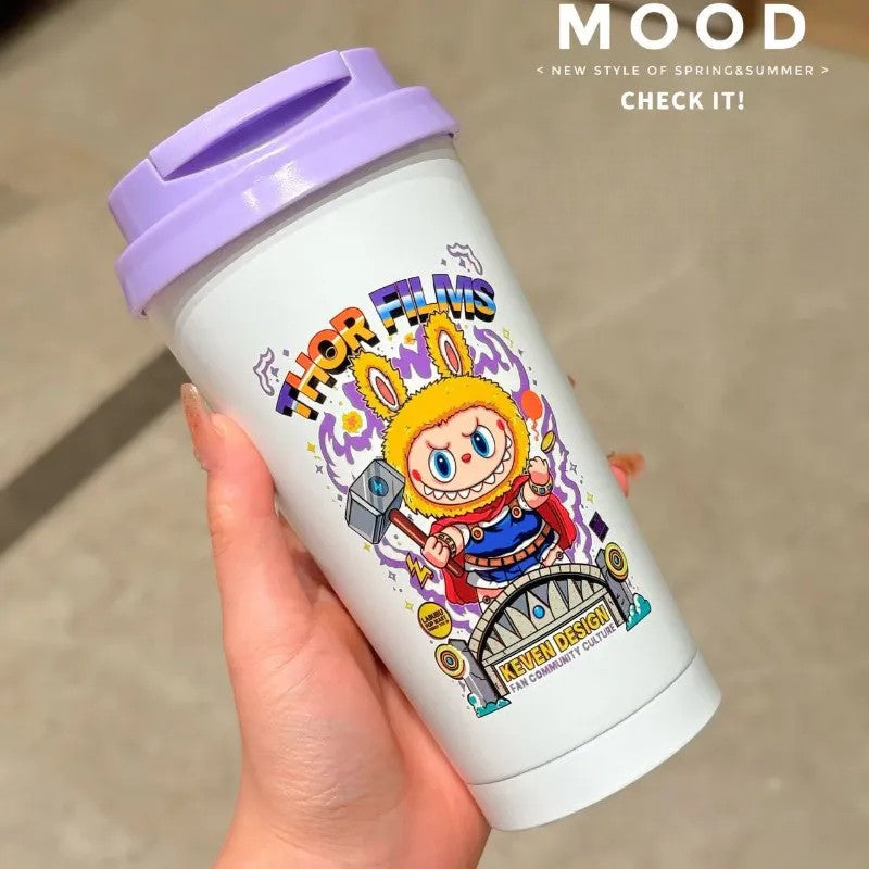 StarBX Labubu Avengers Insulated Cup (500 ml) Tumbler