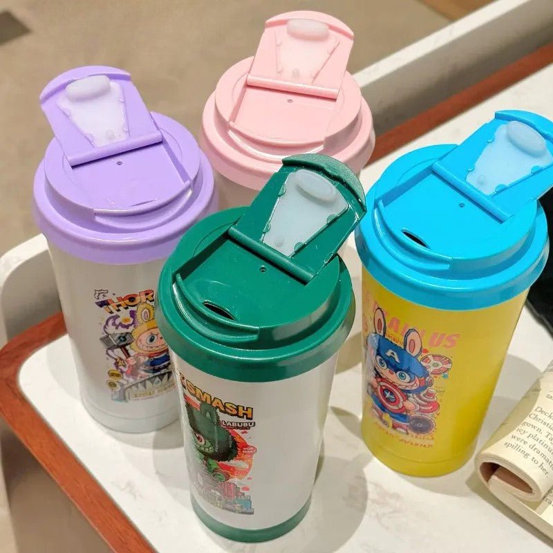 StarBX Labubu Avengers Insulated Cup (500 ml) Tumbler
