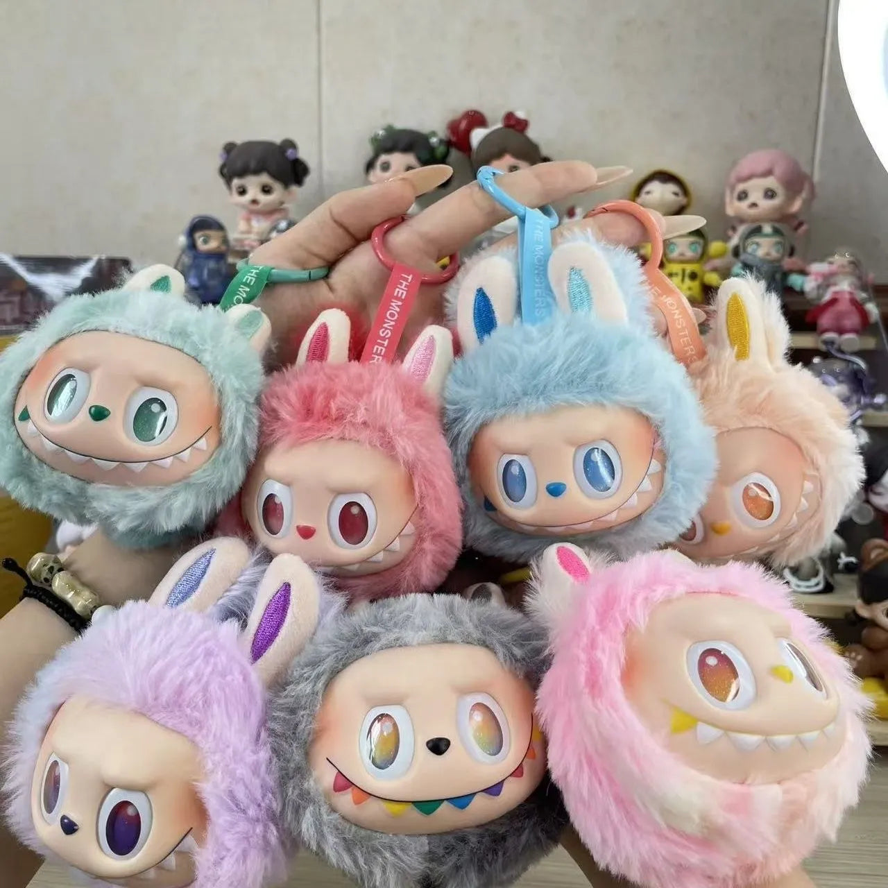 Labubu Gen 3 Premium Mugshot Keychain Plush Keychain