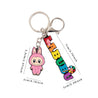 Labuboo Colorburst Mischief Keychain Pink Acrylic Keychain