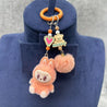 Labubu Luxe Premium Charm Keychain Orange Style 2 Plush Keychain