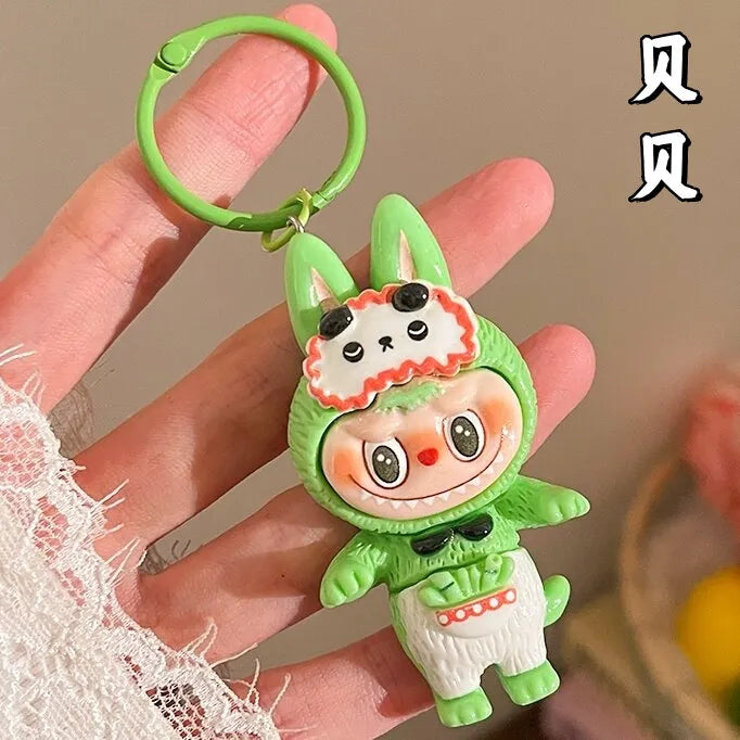 Labuboo Evershine Cosplay Loop Keychain Green Acrylic Keychain