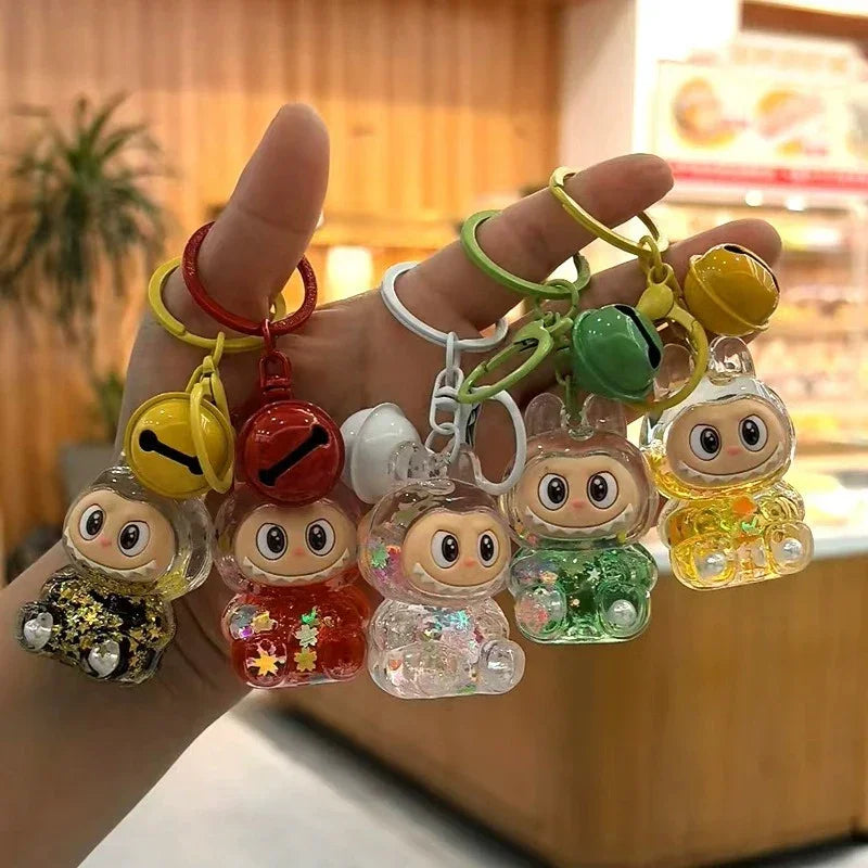 Labuboo Crystal Cascade Keychain Liquid Keychain