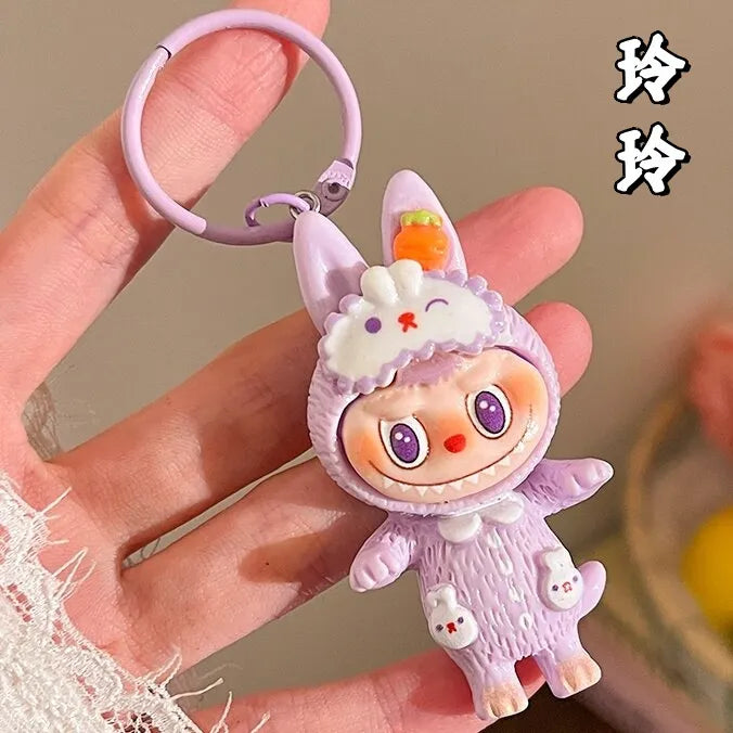 Labuboo Evershine Cosplay Loop Keychain Purple Acrylic Keychain