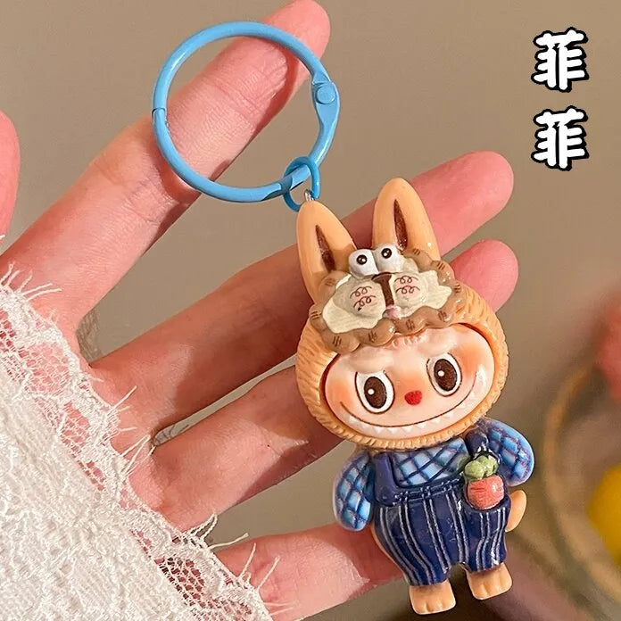 Labuboo Evershine Cosplay Loop Keychain Dark Blue Acrylic Keychain