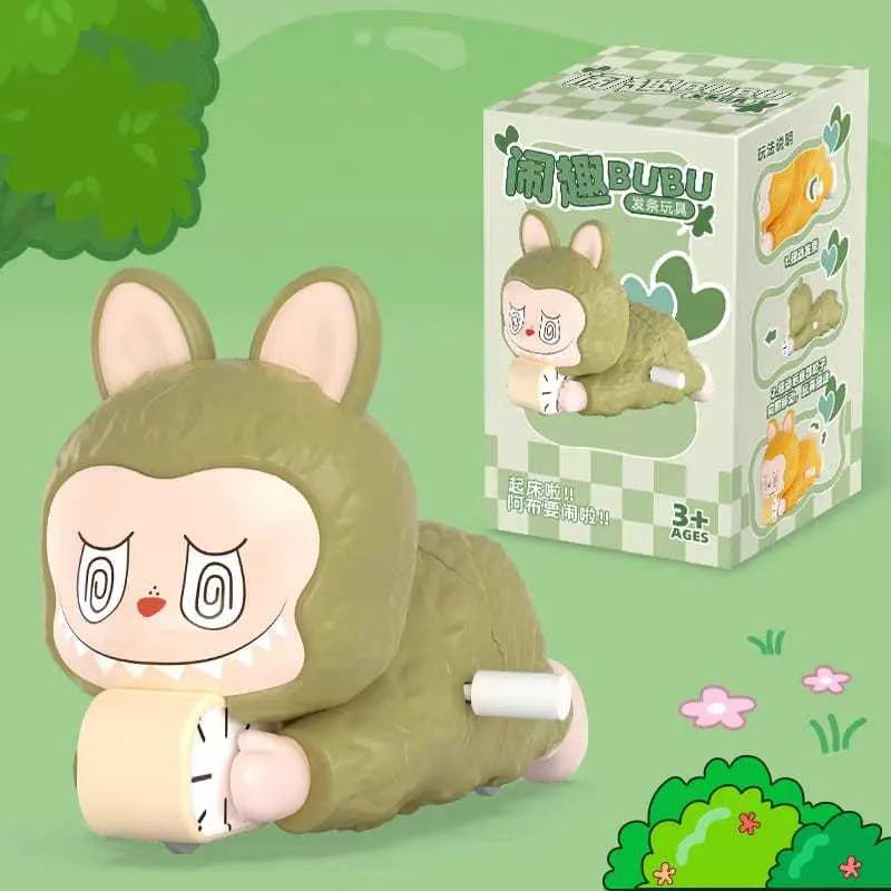 Tummy Tumbler Labubu Clockwork Toy Green Wind-up Toy