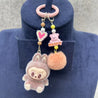 Labubu Luxe Premium Charm Keychain Brown Style 2 Plush Keychain