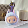 Labubu Gen 3 Premium Mugshot Keychain Purple Plush Keychain
