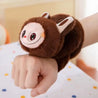 Labubu Tail Wag Plush Musical Bracelet Coffee Plush Bracelet