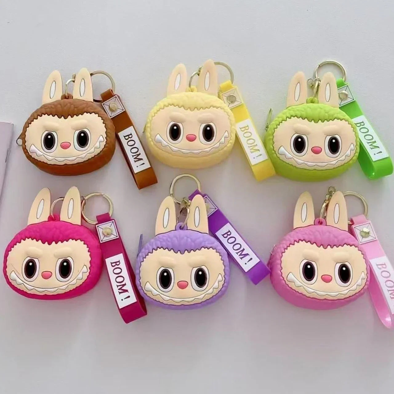 Grinning Labubu Boom Coin Purse Coin Purse