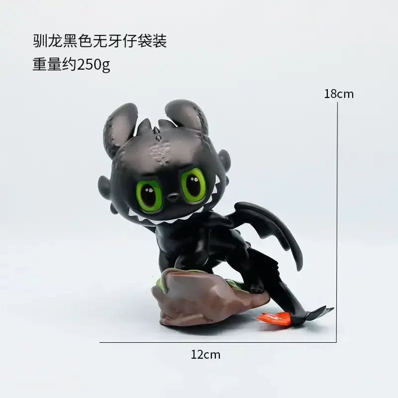 Majestic Dragon Laboobu Figurines (18 cm) Black Action Figure