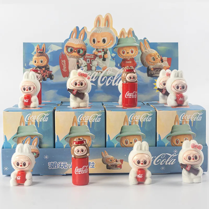 Labubu Cola Adventure Mini Blind Box Figurine Action Figure