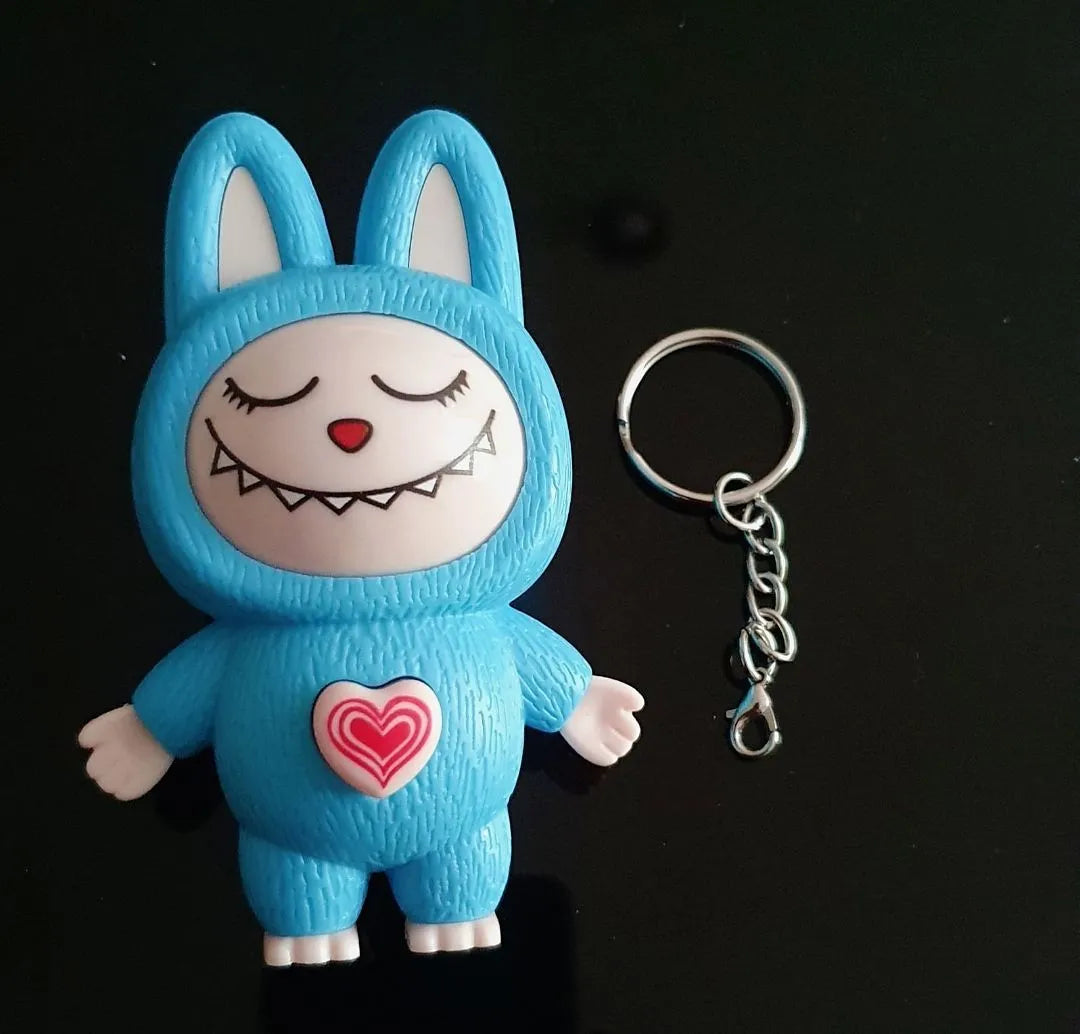 Labubu Monochrome Mood Swings Keychain Expression Keychain