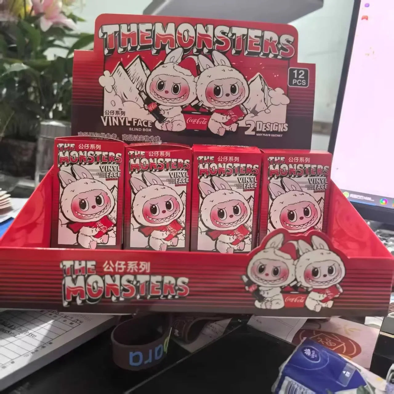 Labubu Cola Squad Blind Box Keychain 3D Keychain