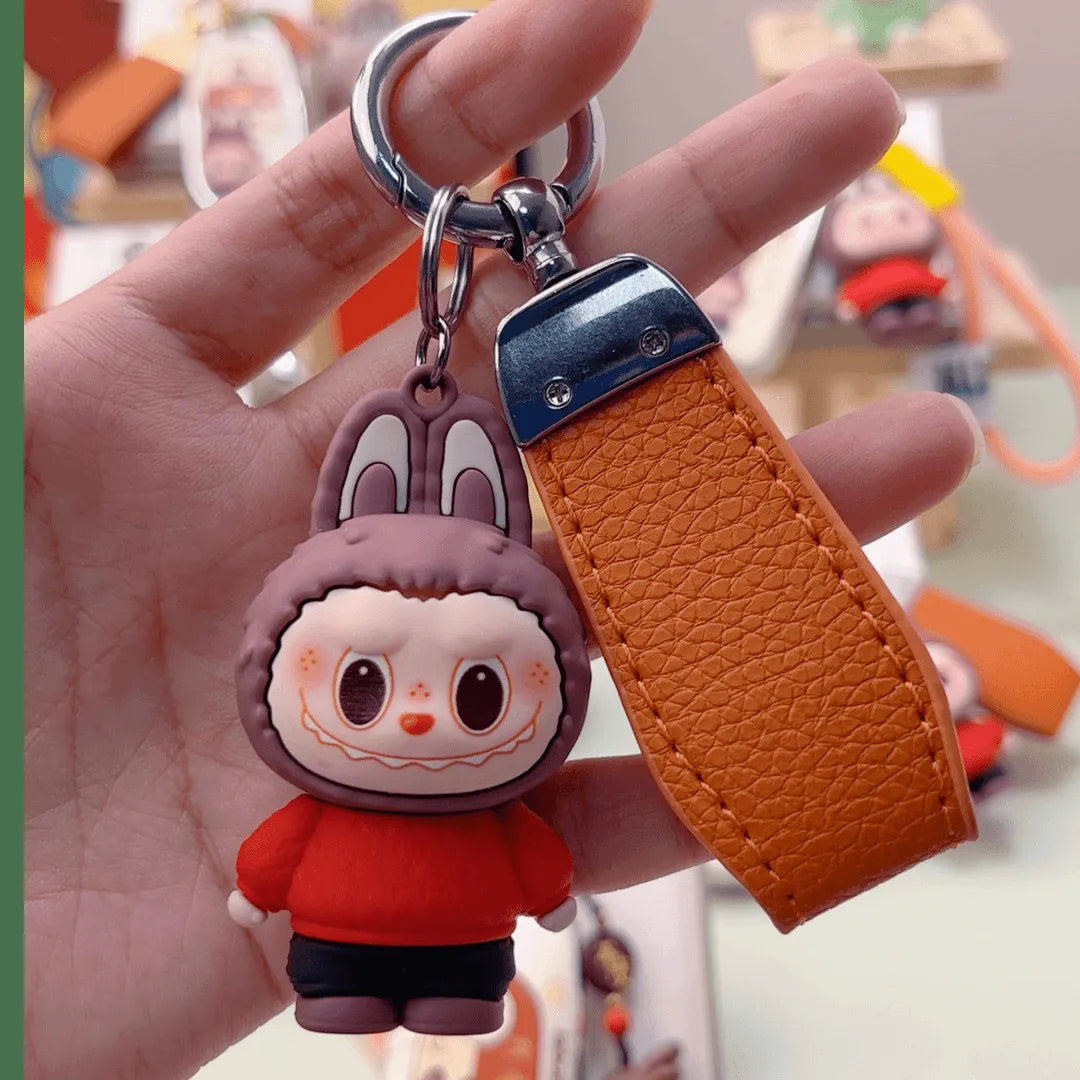 Labubu's Day Off 3D Keychain 3D Keychain