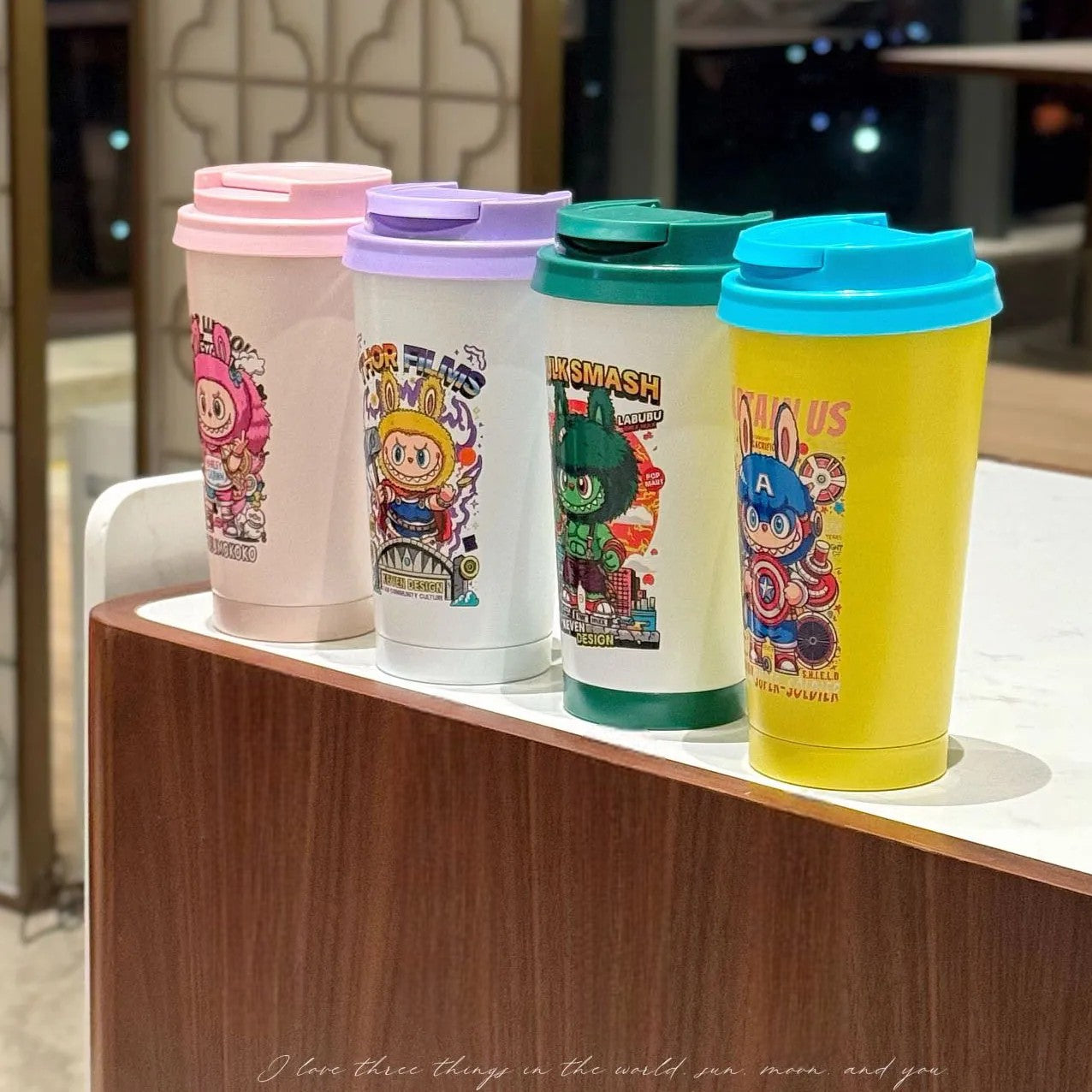 StarBX Labubu Avengers Insulated Cup (500 ml) Tumbler