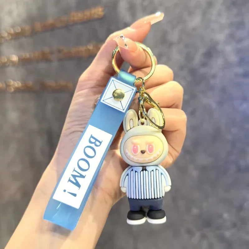 Labuboo Boom Fashion 3D Keychain Light Blue 3D Keychain