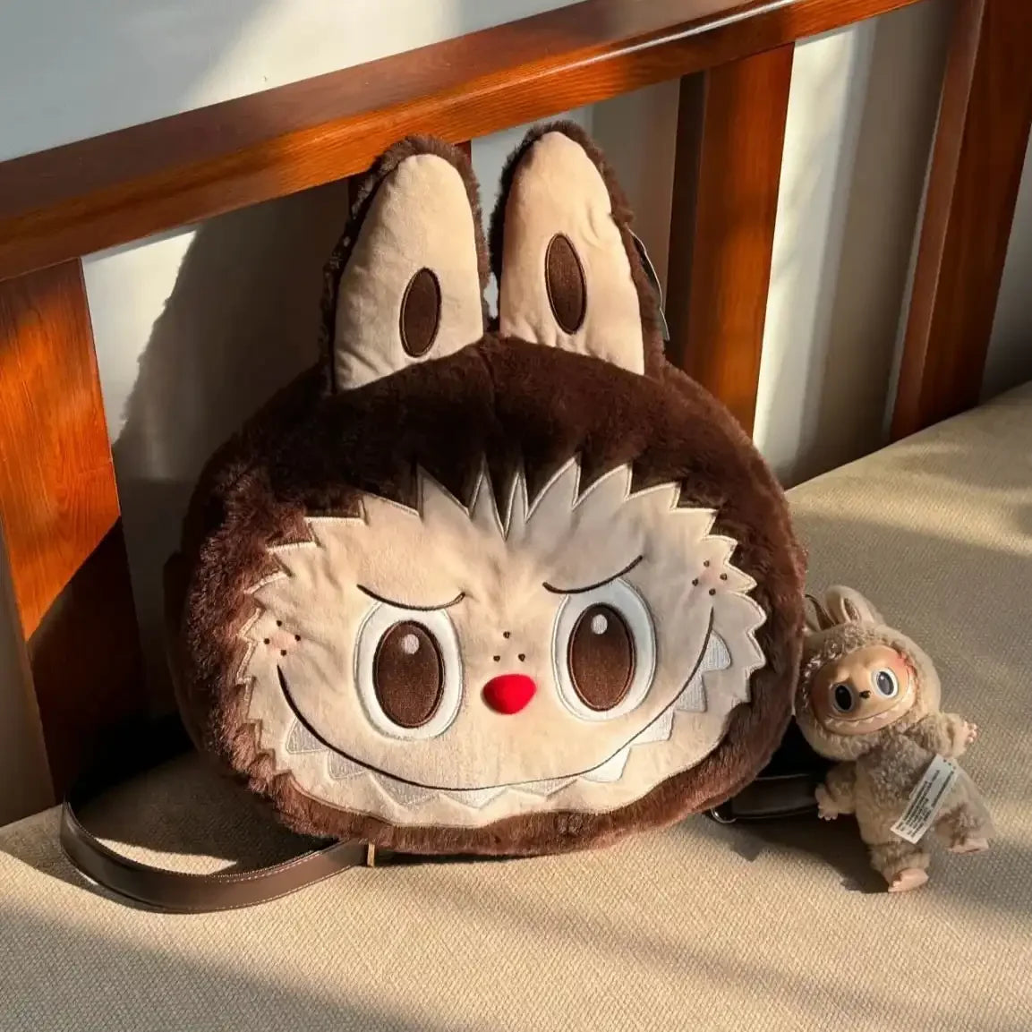 Labubu Big Head Plush Backpack Plush Backpack