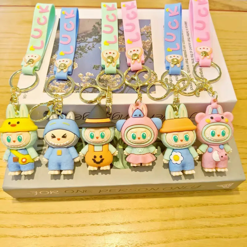 Blessed Luck Labubu 3D Keychain 3D Keychain