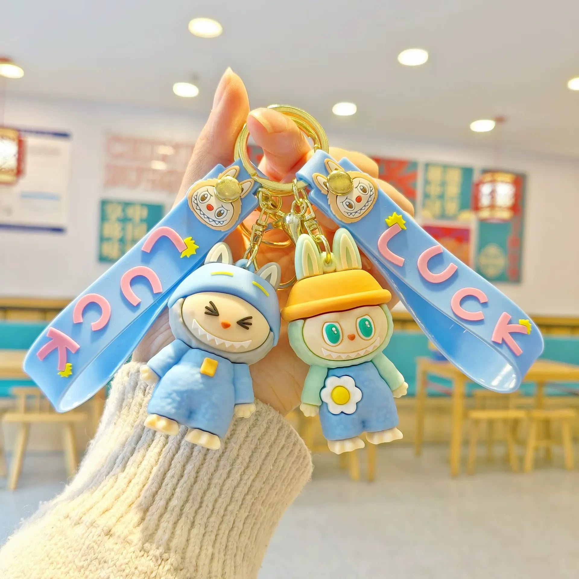 Blessed Luck Labubu 3D Keychain 3D Keychain