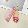 Labuboo Happy Time Vibes Keychain Pink 3D Keychain