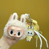 Labubu Gen 1 Macaron Big Head Keychain Plush Keychain