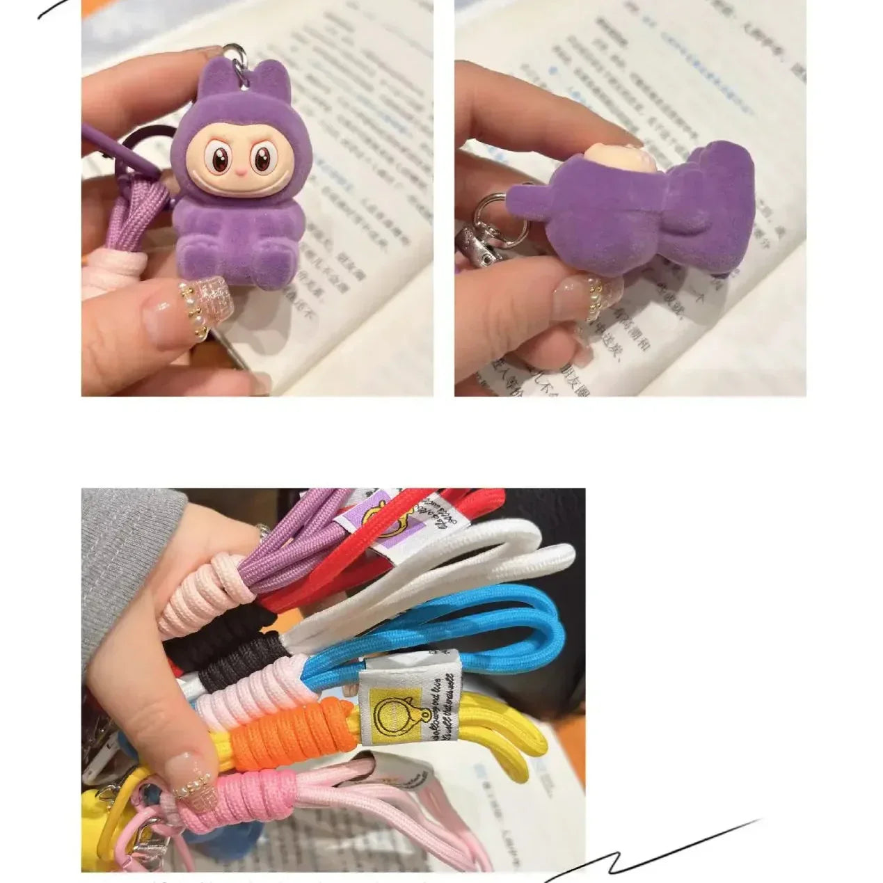 Labuboo Colorful Pop 3D Keychain 3D Keychain