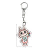 Labubu Flat Friends 2D Keychain Acrylic Keychain