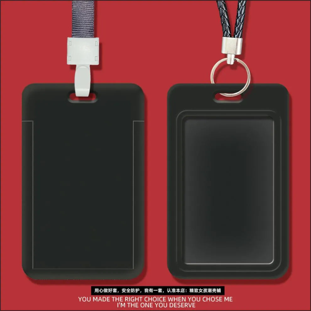 Monster Pass Labubu ID Card Holder ID Keychain