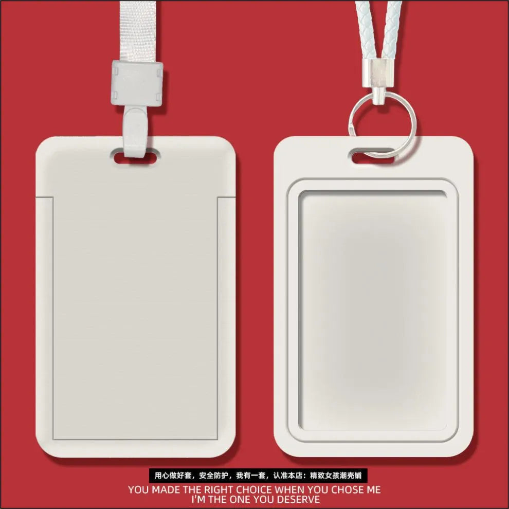 Monster Pass Labubu ID Card Holder ID Keychain