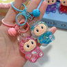 Labuboo Crystal Cascade Keychain Liquid Keychain