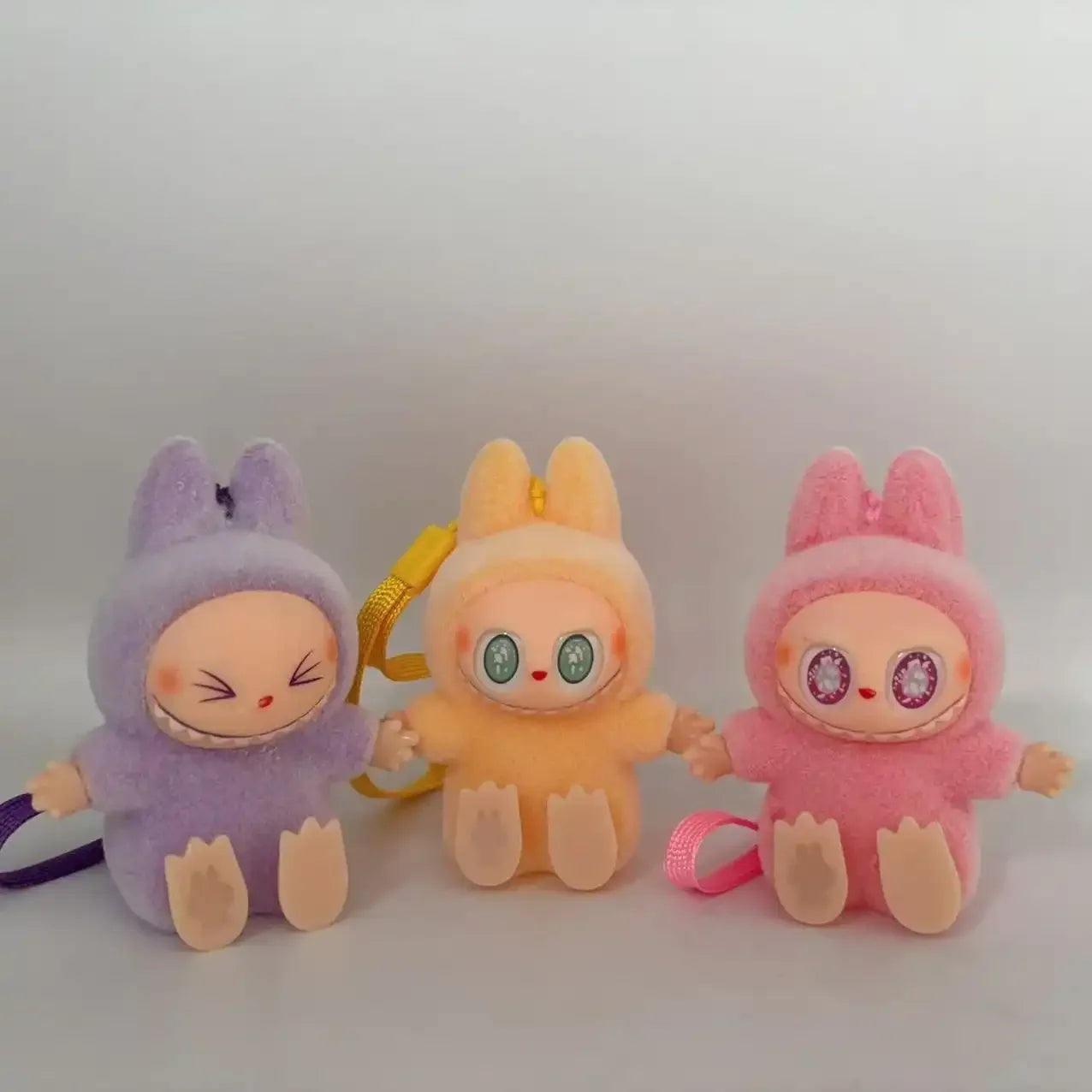 Labubu Minis Taking a Seat Pendant 3D Keychain