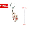 Labubu Flat Friends 2D Keychain Acrylic Keychain