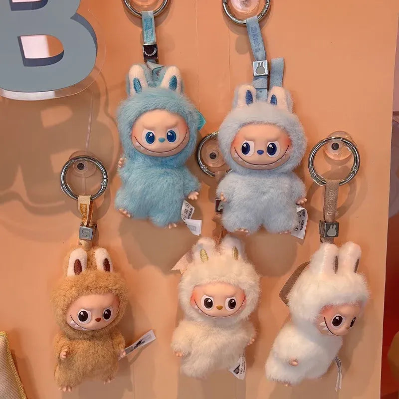 Labubu Pin for Love Blind Box Keychain Plush Keychain