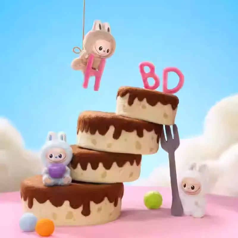 Labubu Pin for Love Blind Box Keychain Plush Keychain